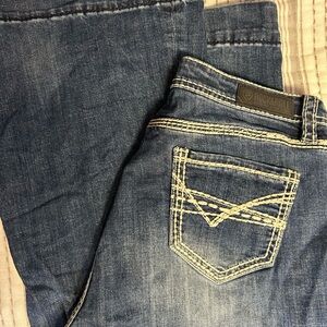 Rock & Roll Denim 34w 36l mid rise trousers